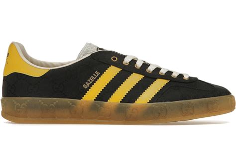 gucci gazelle black yellow|adidas x gucci logo.